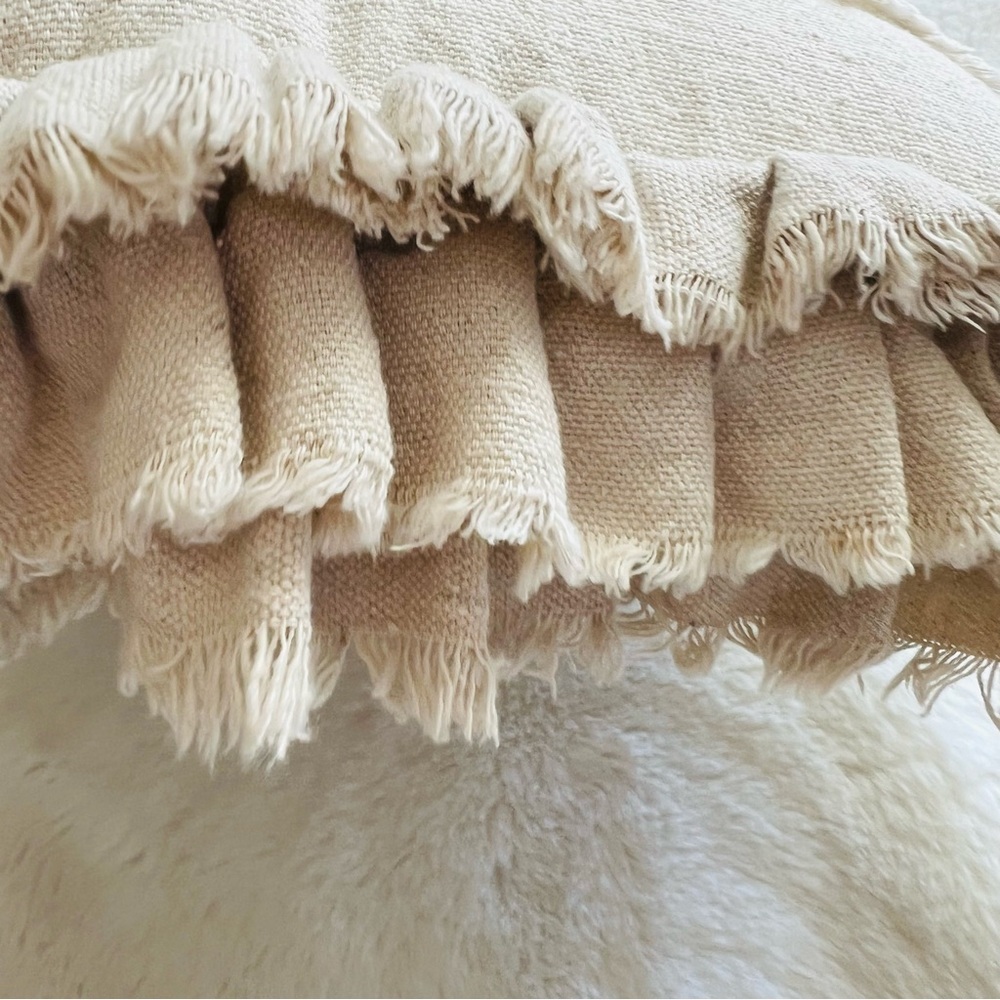 Funny Ruffled Throw Pillow 
24”x17” - Picture 4 of 8